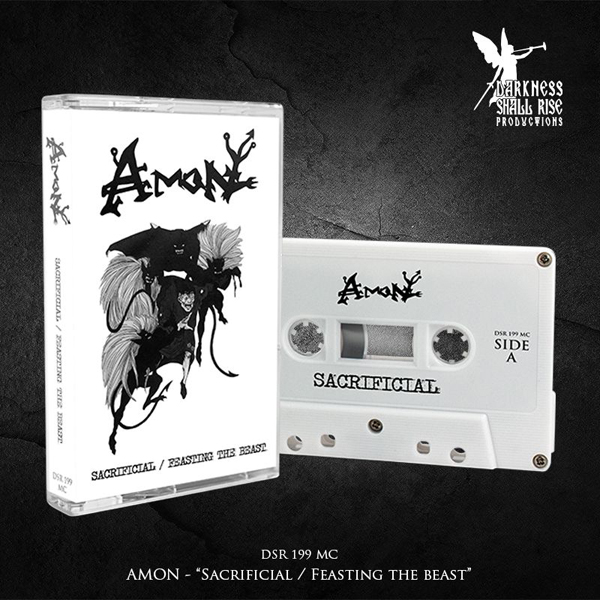 AMON - SACRIFICIAL / FEASTING THE BEAST (Cassette)